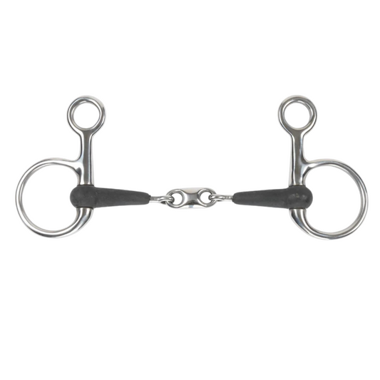 5311 Shires Equikind+ Hanging Cheek Peanut Link Bit