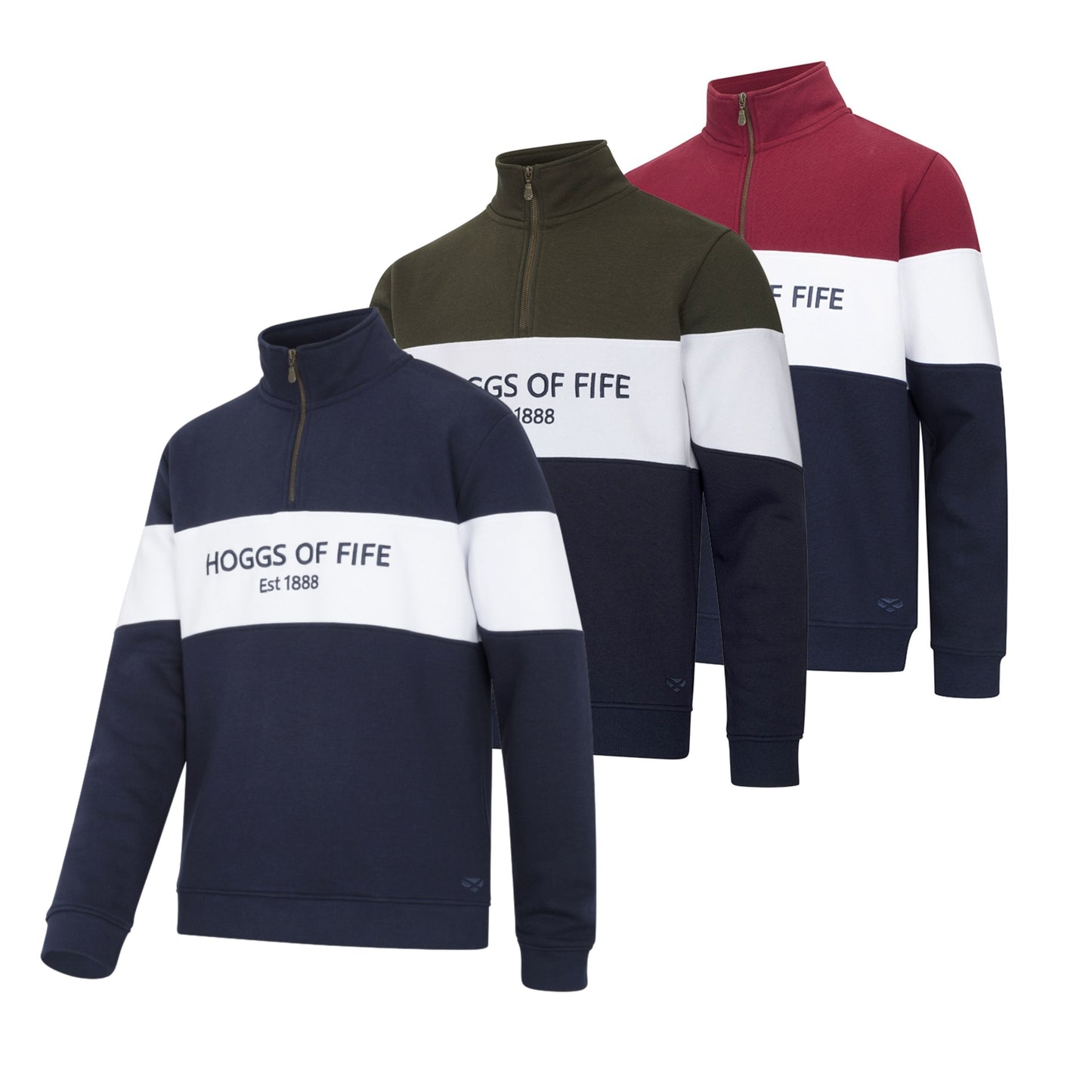 Hoggs Of Fife Gents Dumfries 1888 1/4 Zip