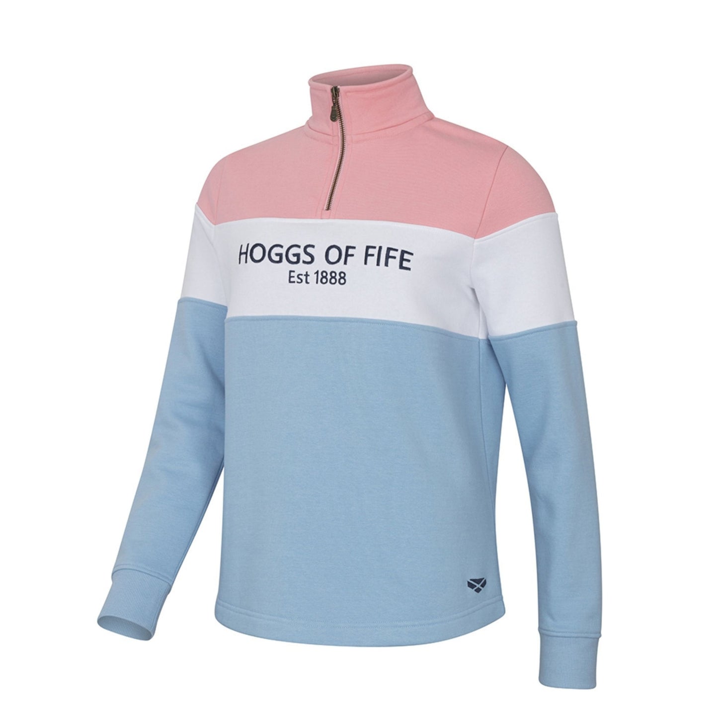 Hoggs Of Fife Ladies Dumfries 1888 1/4 Zip Sweatshirt