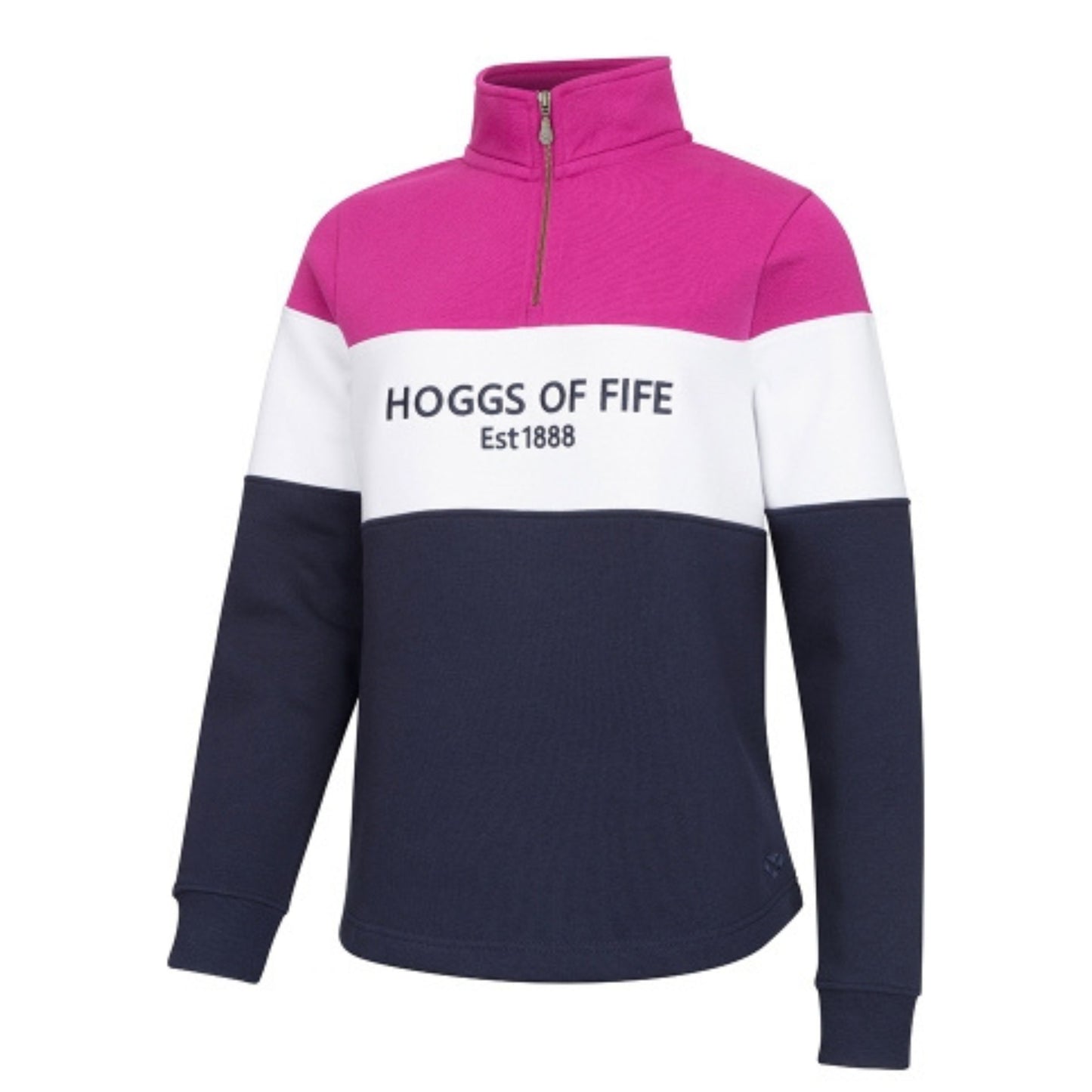 Hoggs Of Fife Ladies Dumfries 1888 1/4 Zip Sweatshirt