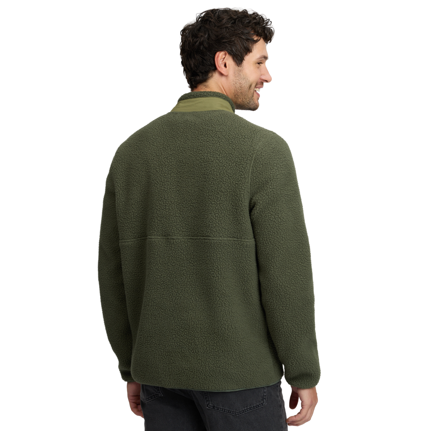 LeMieux Mens Borg Half Zip Sweat