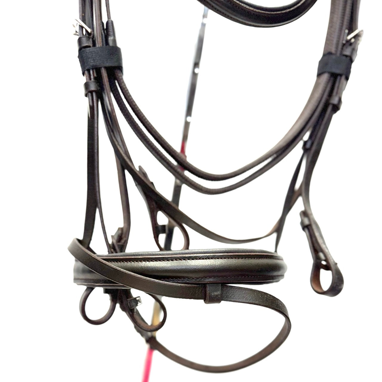 HS#0062 Full Cavesson Bridle With Rubber Reins