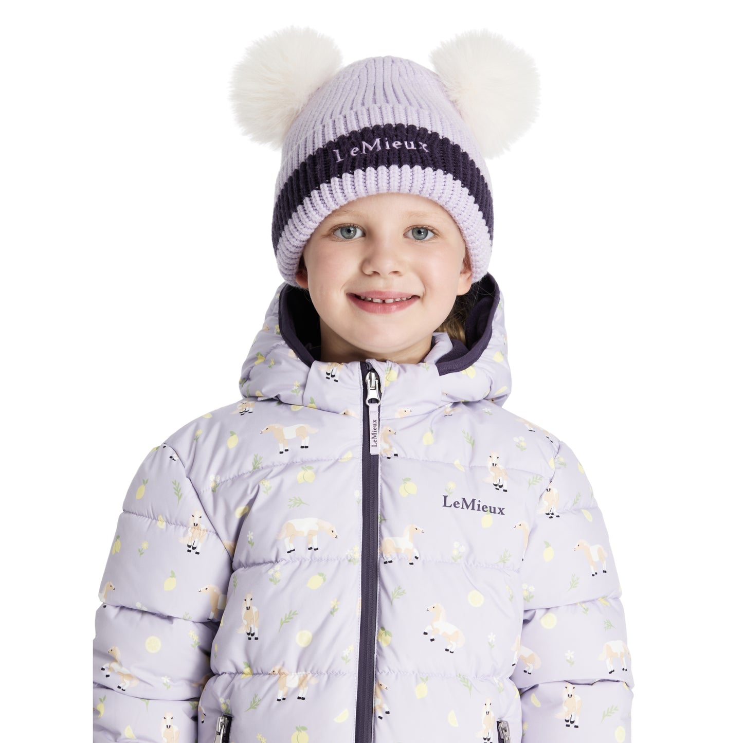 LeMieux Mini Double Pom Beanie AU25