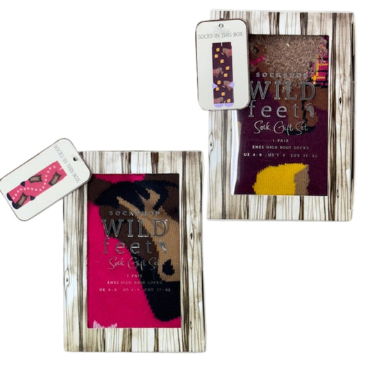 Wild Feet Socks Crate Gift Set Women's