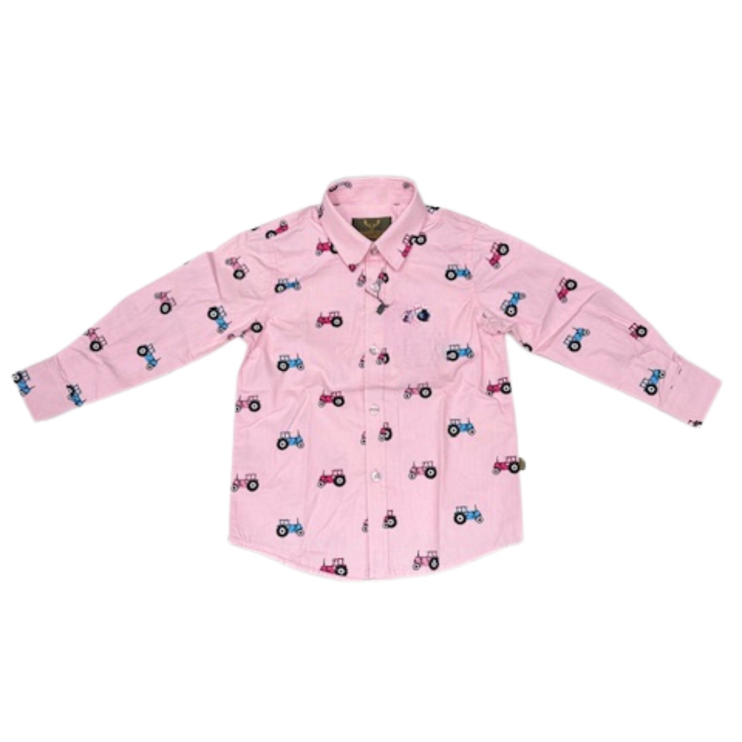Holmestead Tattersall Long Sleeve Tractor Shirt - Children's