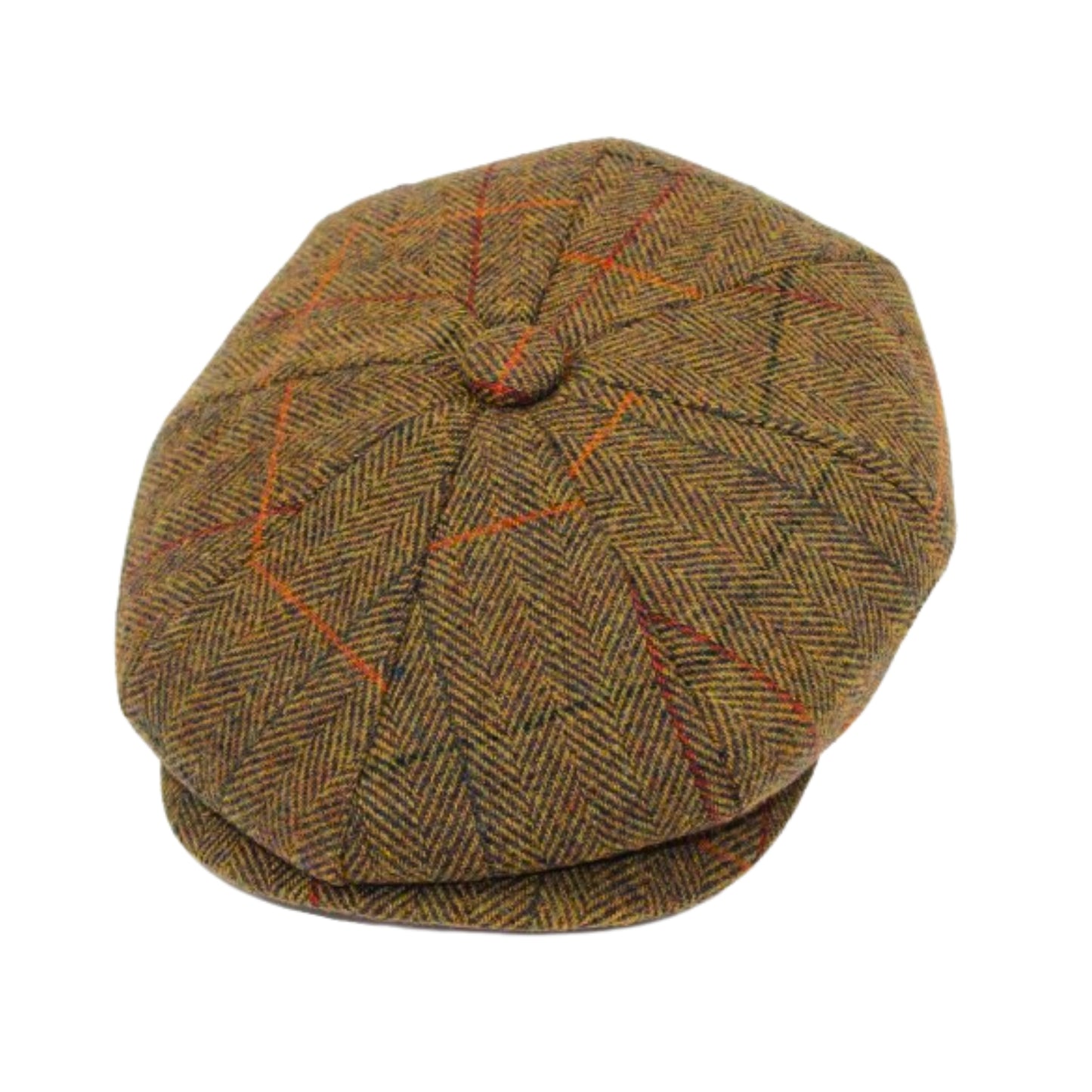 Baker Boy Hat - Tan Check