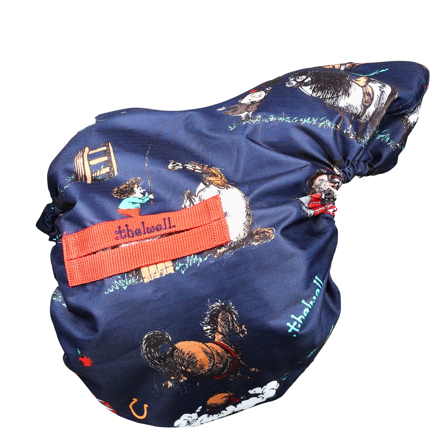 Hy Equestrian Thelwell 'Practice Makes Perfect' Saddle Cover One Size