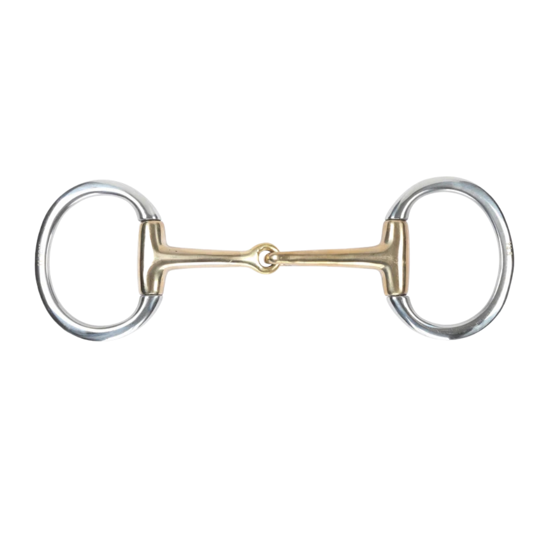 6296 Shires Brass Alloy Flat Ring Jointed Eggbutt