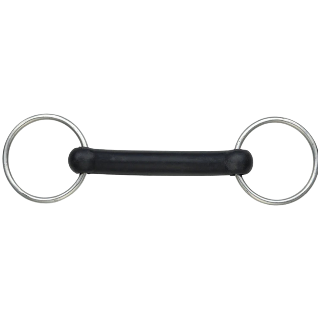 582 Shires Flexible Rubber Mouth Snaffle