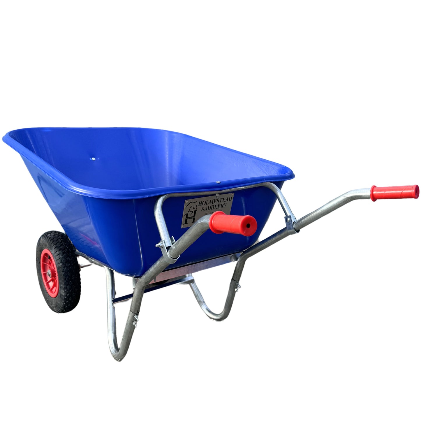 200L Twin Wheel Heavy Duty Intuitive Control Wheelbarrow