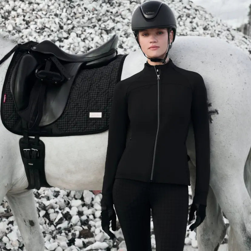 LeMieux Aspen Brushed Zip Through Jacket Black