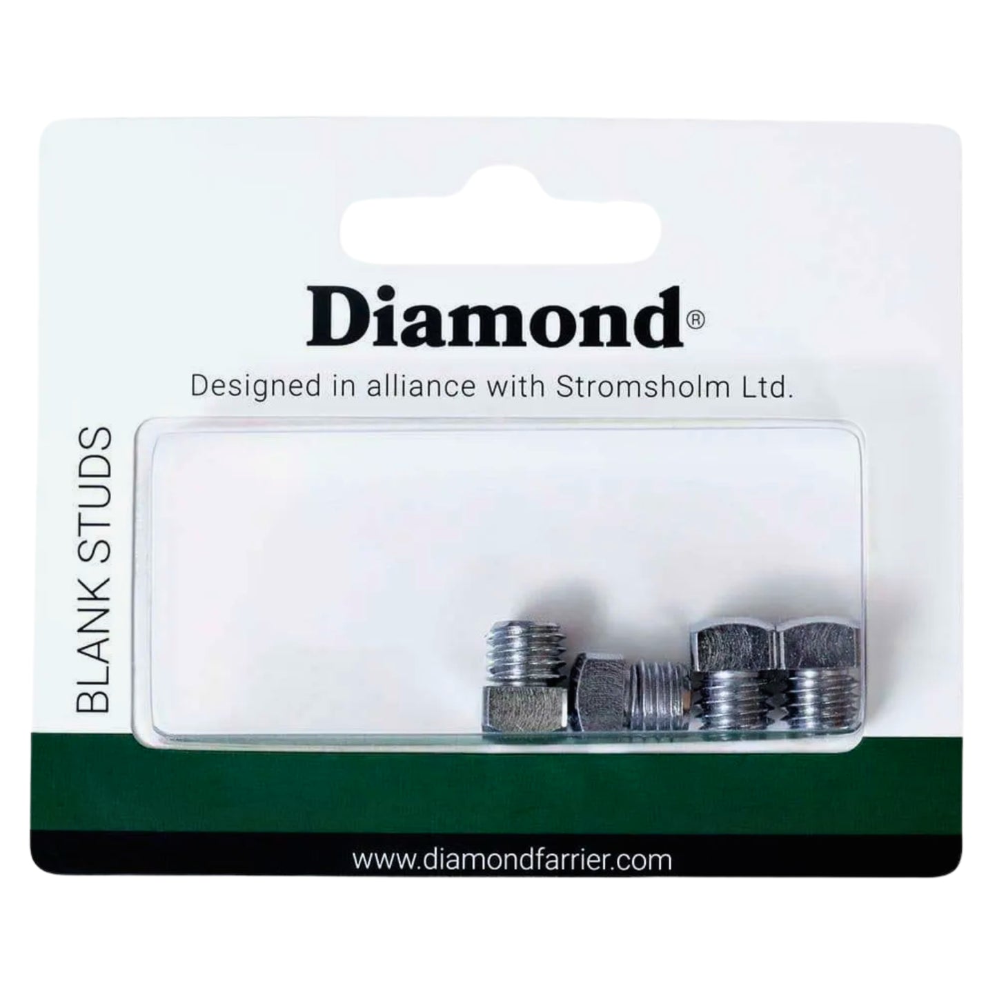 Stromsholm Diamond Blank Studs- 4 Piece