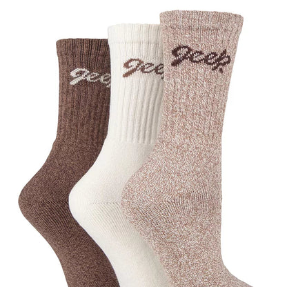 Jeep Urban Trail Boot Woman's Socks - 3Pack