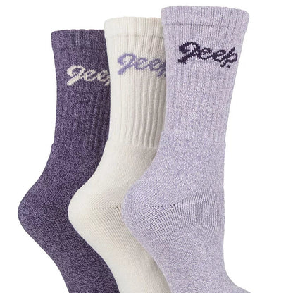 Jeep Urban Trail Boot Woman's Socks - 3Pack