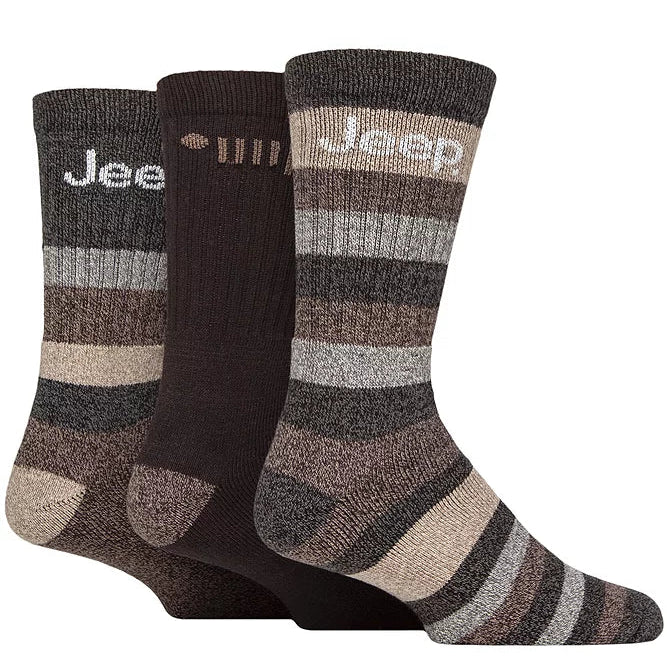 Jeep Urban Trail Boot Men's Socks - 3Pack