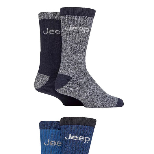 Jeep Marl Performance Boot Men's Socks - 4 Pack