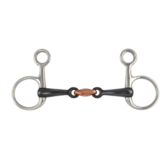 522 Shires Sweet Iron Hanging Cheek Snaffle With Lozenge