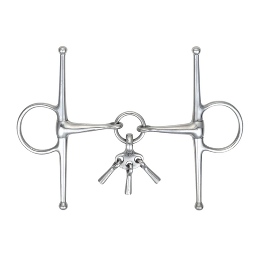564 Shires Full Cheek Snaffle With Keys