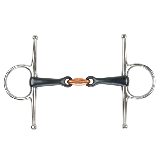 5302 Shires Sweet Iron Full Cheek Snaffle With Lozenge