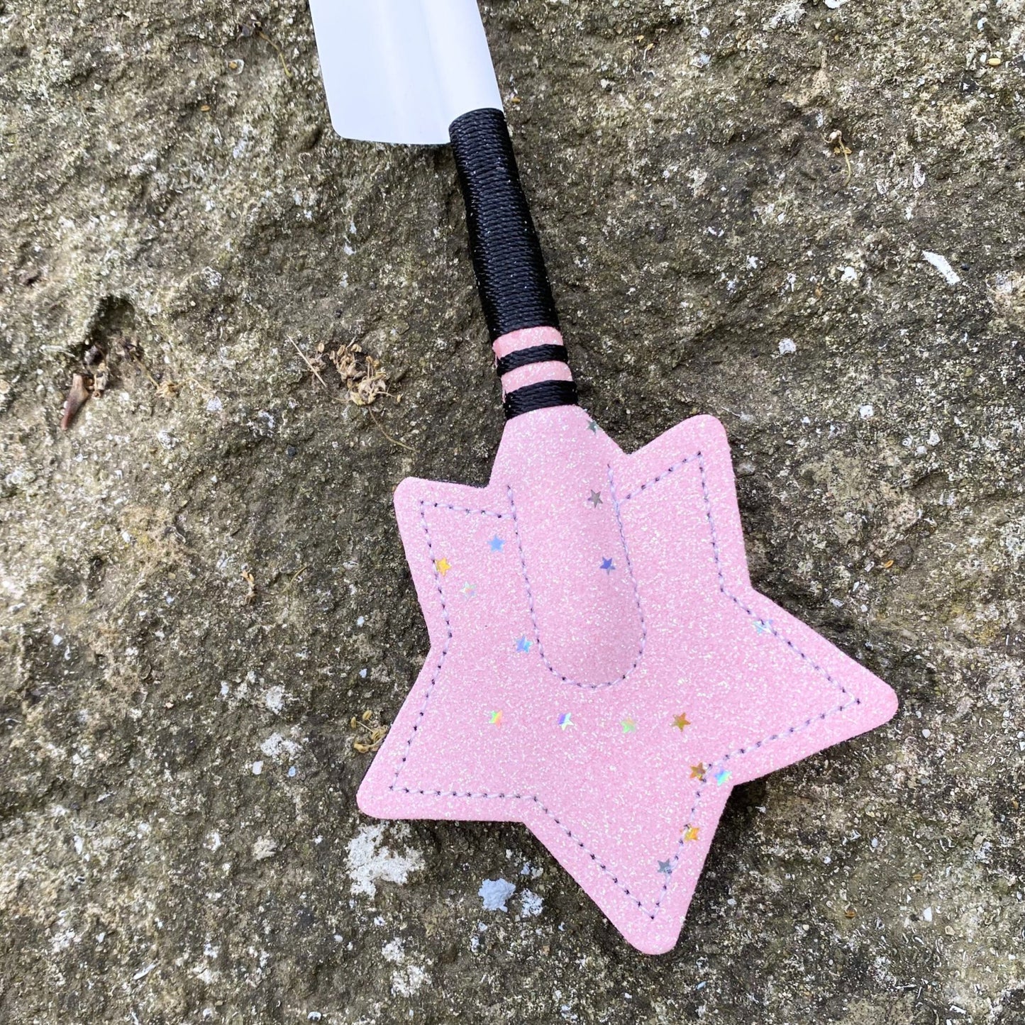 HS#0027 Pink Star Sparkle Whip