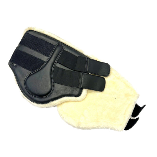 HS#0117 Cob Sheepskin Jumping Boots