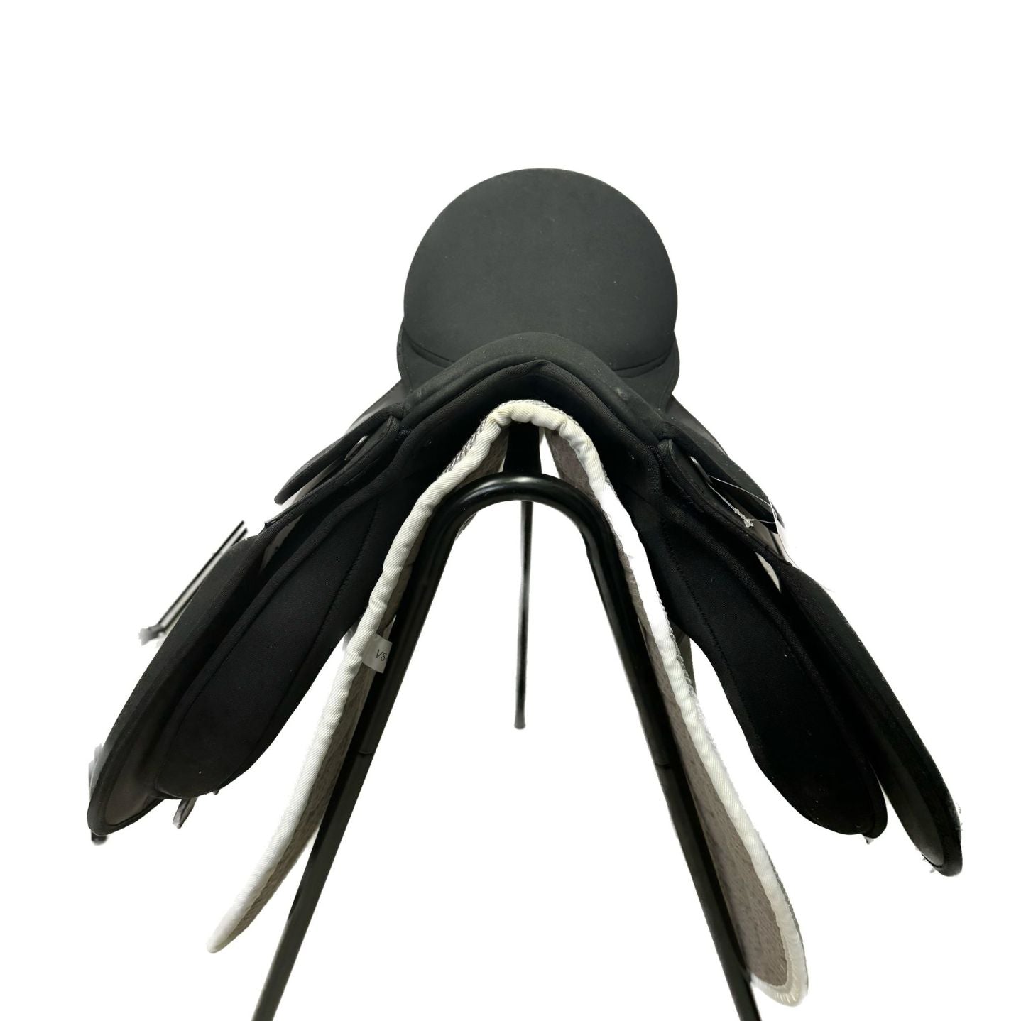 HS#3006  16'' Pony Synthetic Adjustable Saddle Black