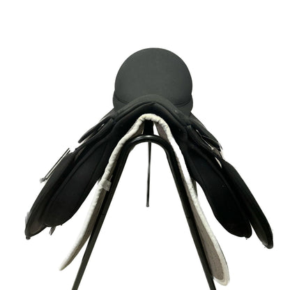 HS#3006  16'' Pony Synthetic Adjustable Saddle Black