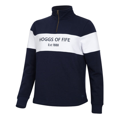 Hoggs Of Fife Ladies Dumfries 1888 1/4 Zip Sweatshirt