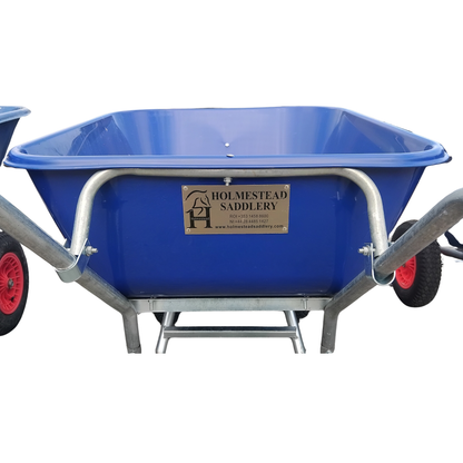 200L Twin Wheel Heavy Duty Intuitive Control Wheelbarrow