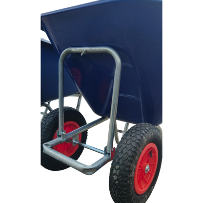 200L Twin Wheel Heavy Duty Intuitive Control Wheelbarrow