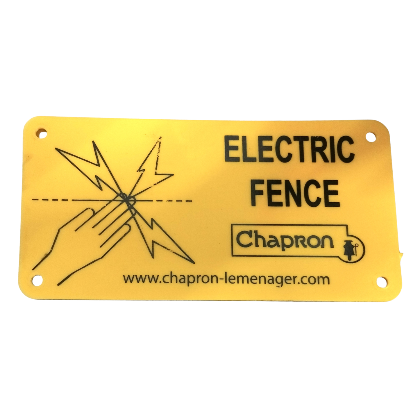 Fence Warning Sign