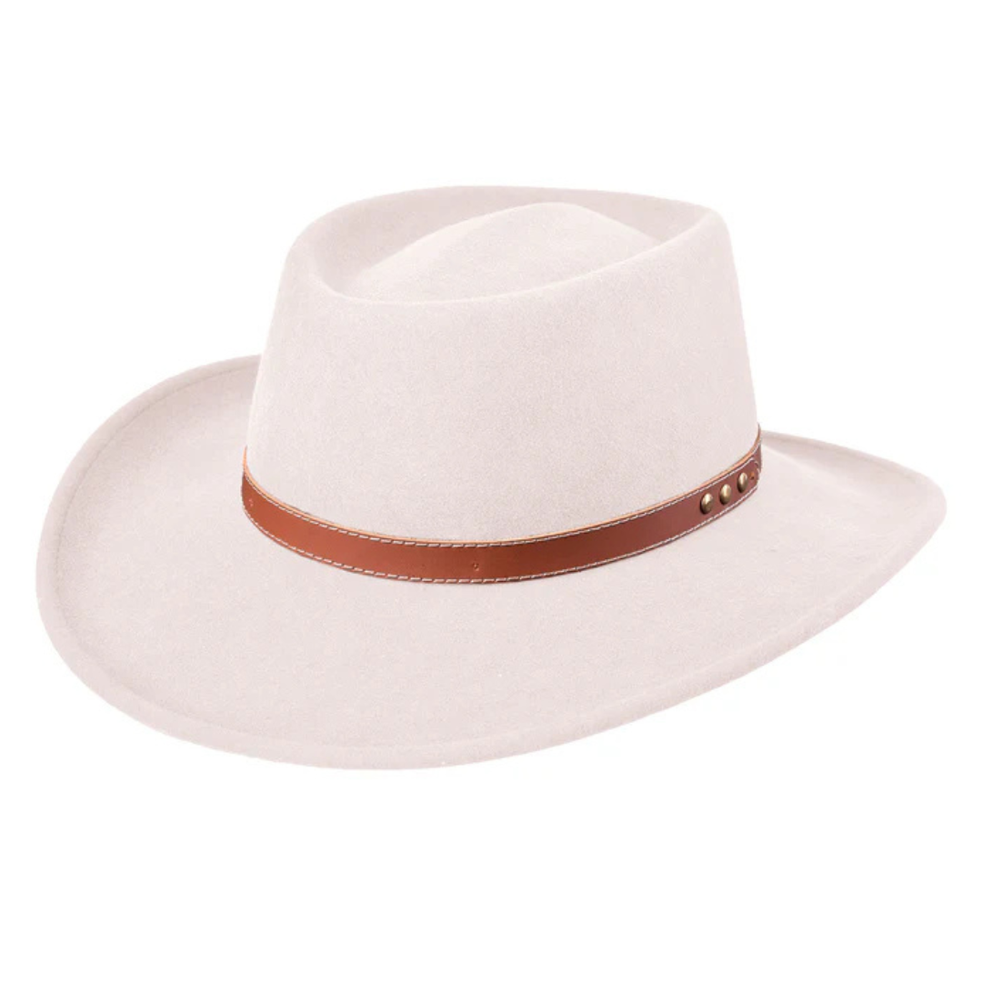 Wool Felt Gambler Hat