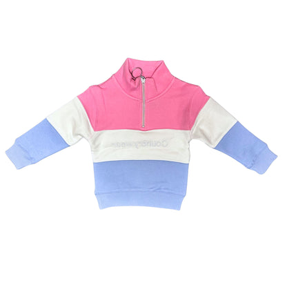 Holmestead Children's Panel 1/4 Zip Sweatshirt
