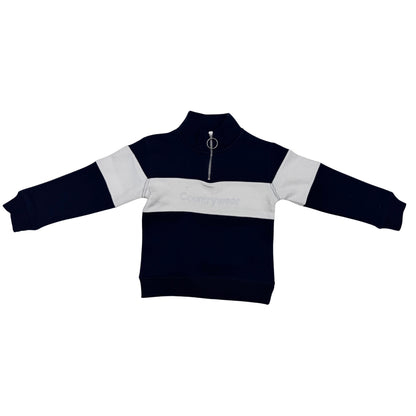 Holmestead Children's Panel 1/4 Zip Sweatshirt