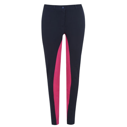 HS#0010 Requisite UK6 Ladies Jodhpurs Navy/Pink