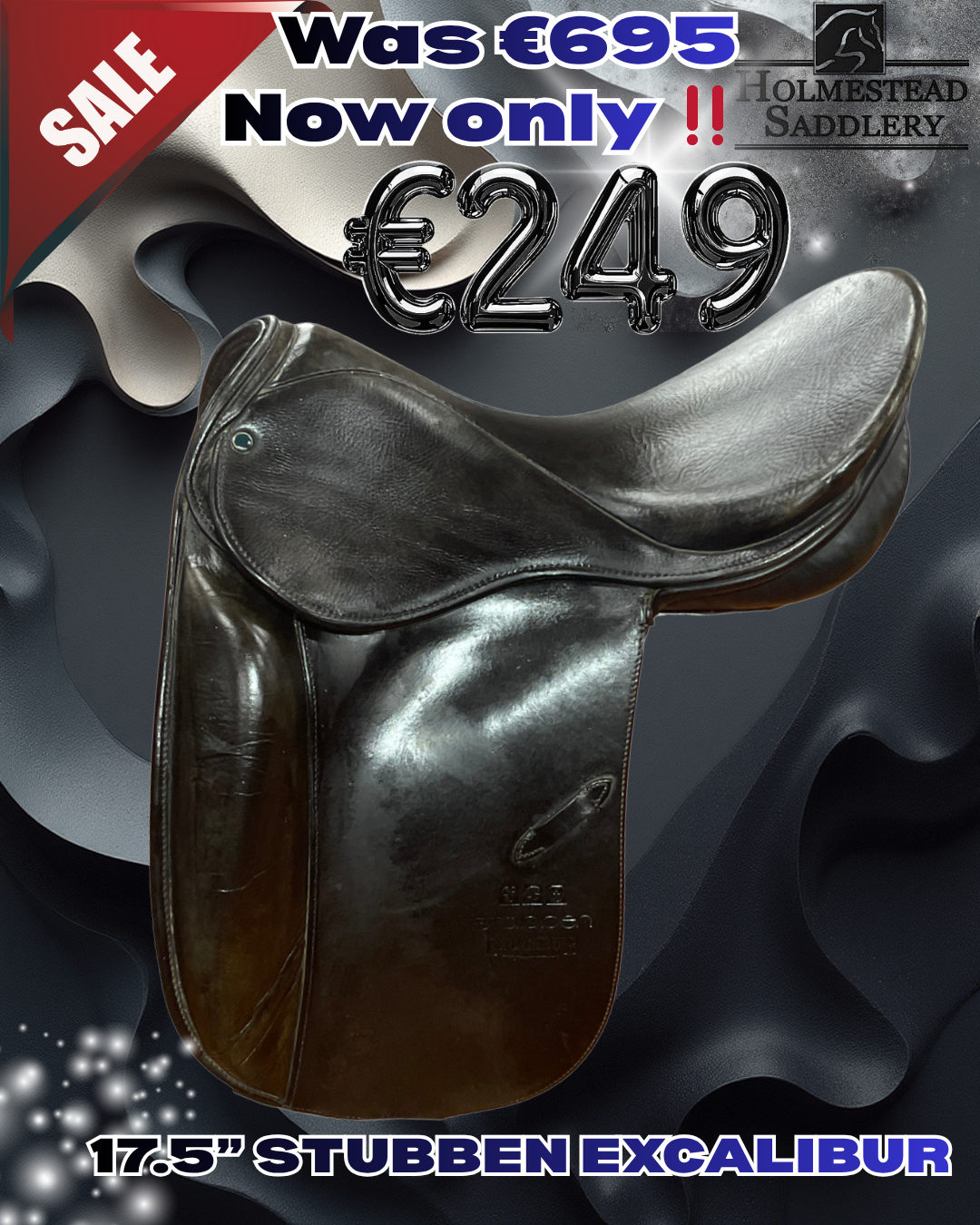 17.5” STUBBEN EXCALIBUR DRESSAGE