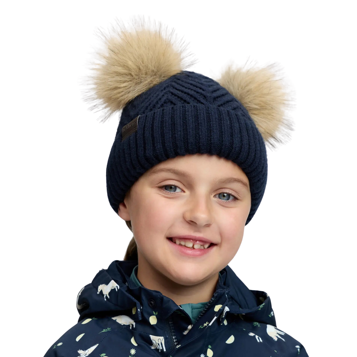 LeMieux Mini Double Pom Beanie