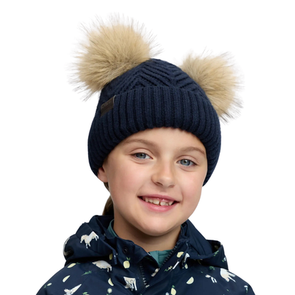 LeMieux Mini Double Pom Beanie