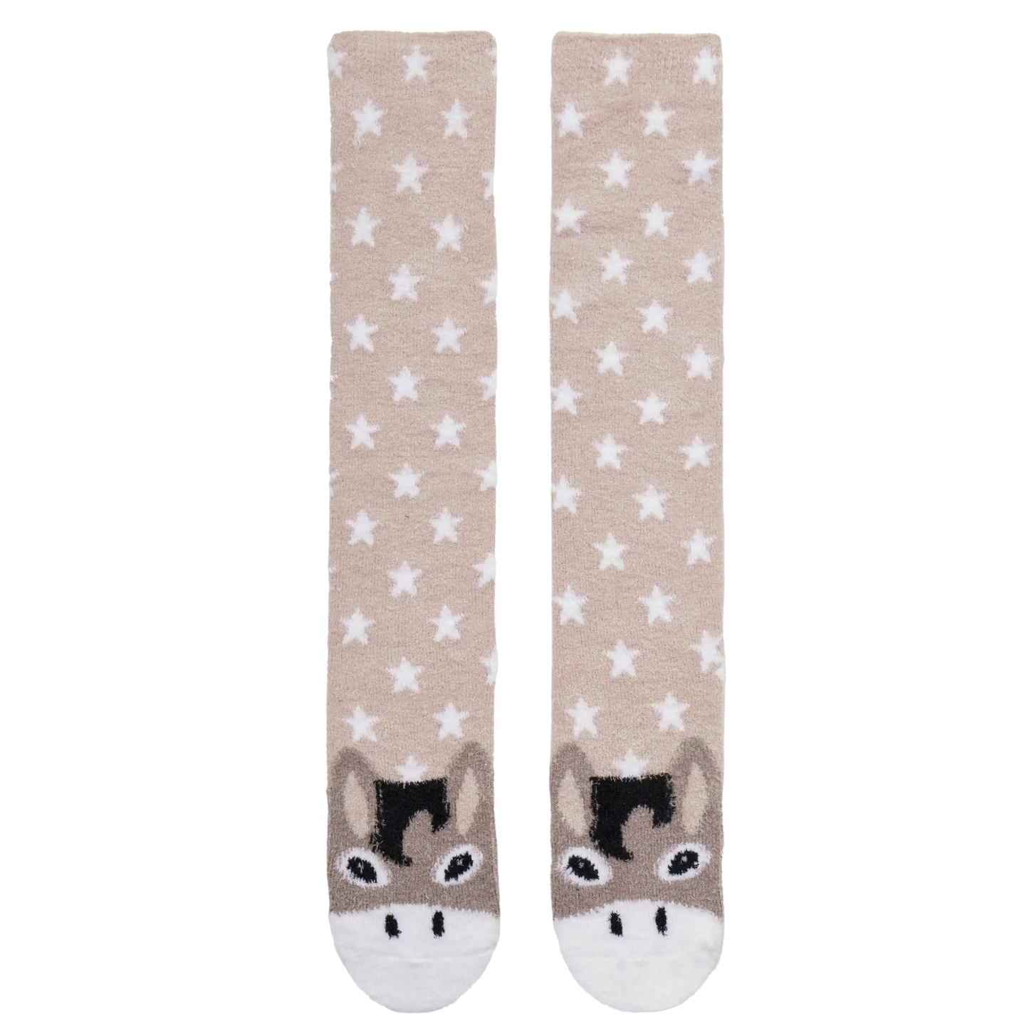 LeMieux Fluffy Character Socks Donkey