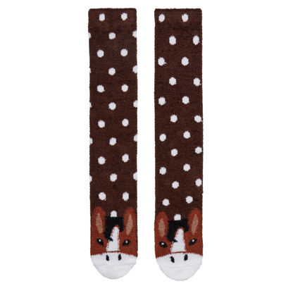 LeMieux Fluffy Character Socks Donkey