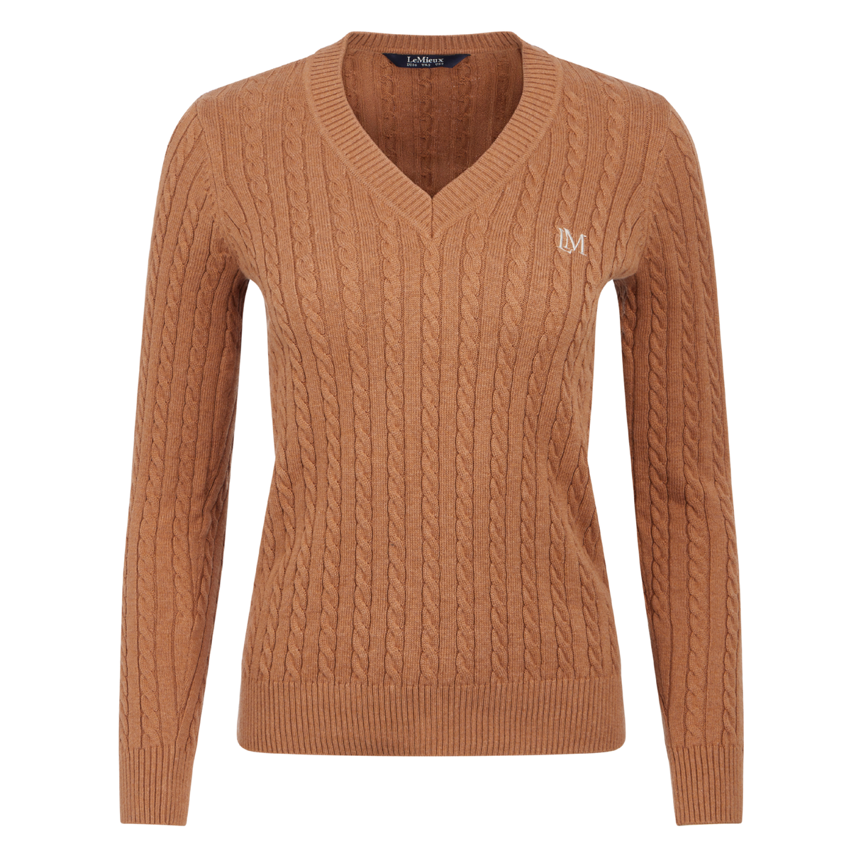 LeMieux Carla Cable V-Neck Knit Jumper