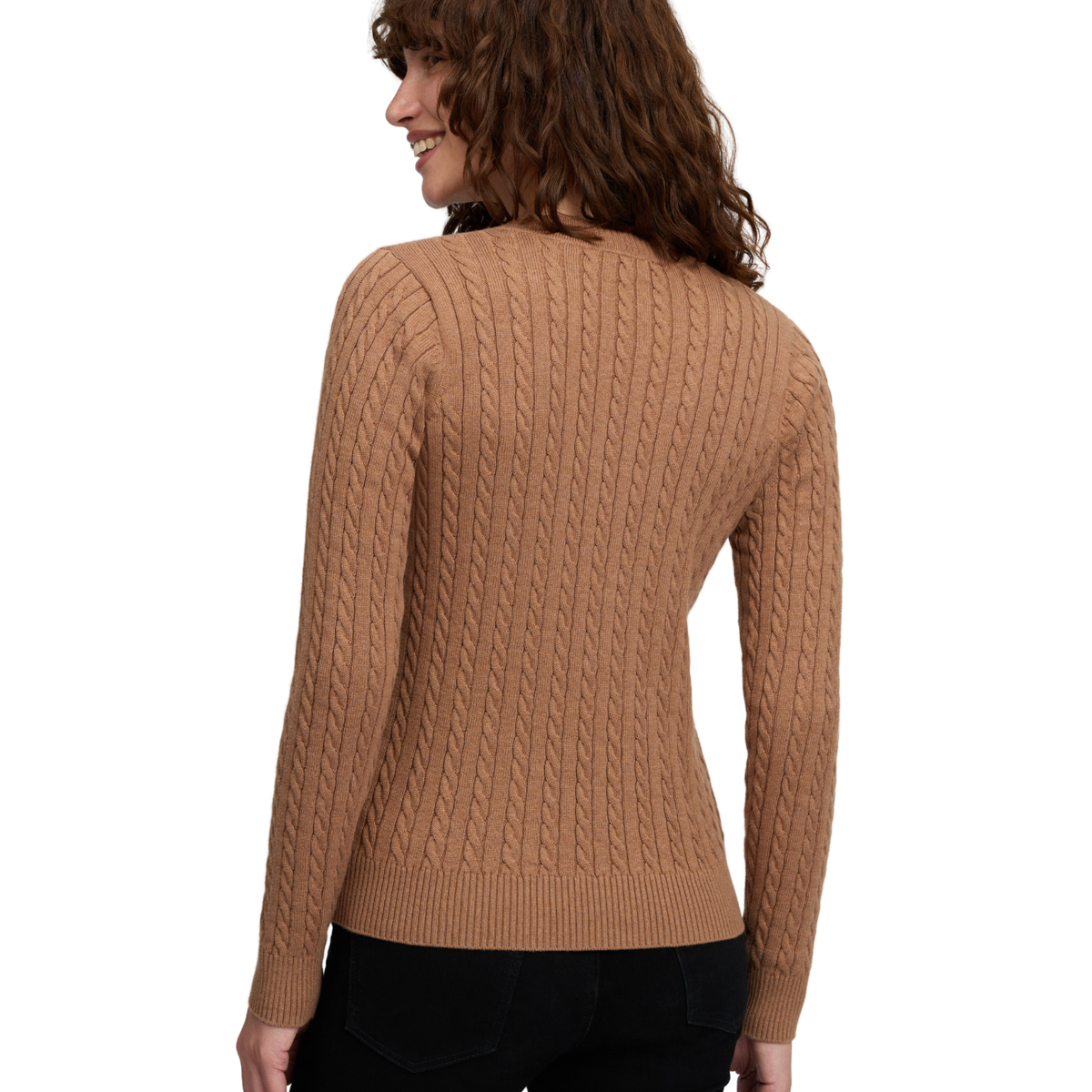LeMieux Carla Cable V-Neck Knit Jumper