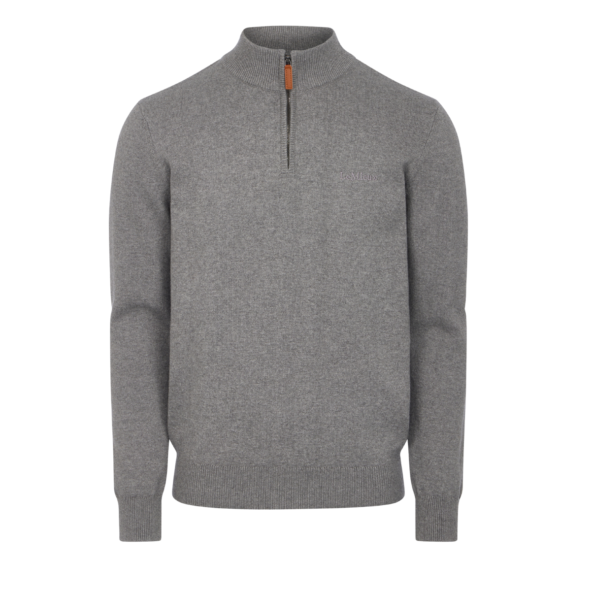 LeMieux Mens Quarter Zip Knit
