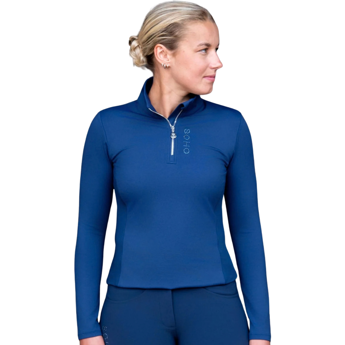 Soho Equestrian Midnight Navy Sparkle Base layer