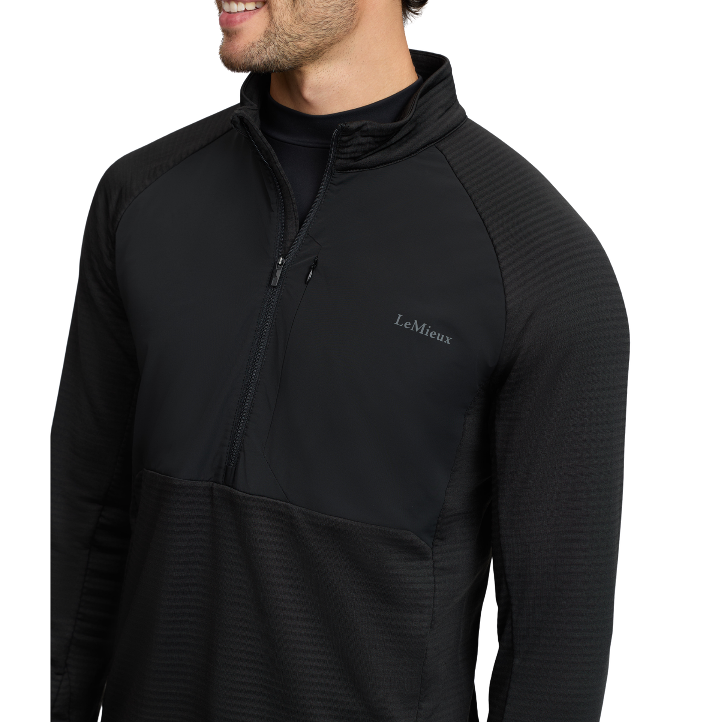 LeMieux Mens Quarter Zip Mid Layer