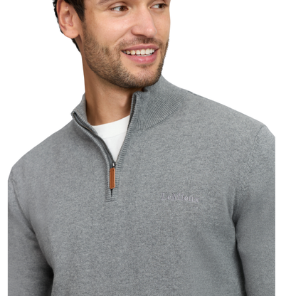 LeMieux Mens Quarter Zip Knit