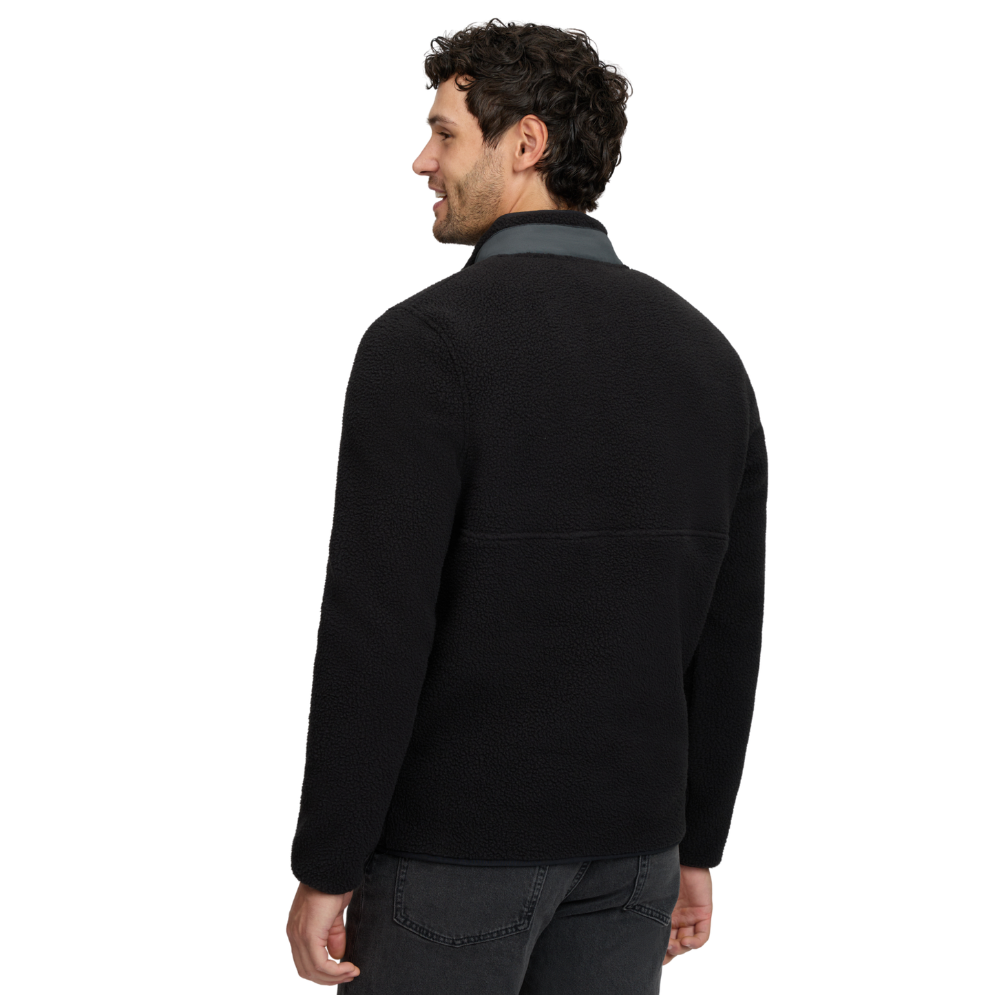 LeMieux Mens Borg Half Zip Sweat