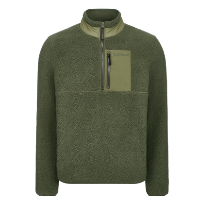 LeMieux Mens Borg Half Zip Sweat