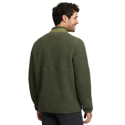 LeMieux Mens Borg Half Zip Sweat