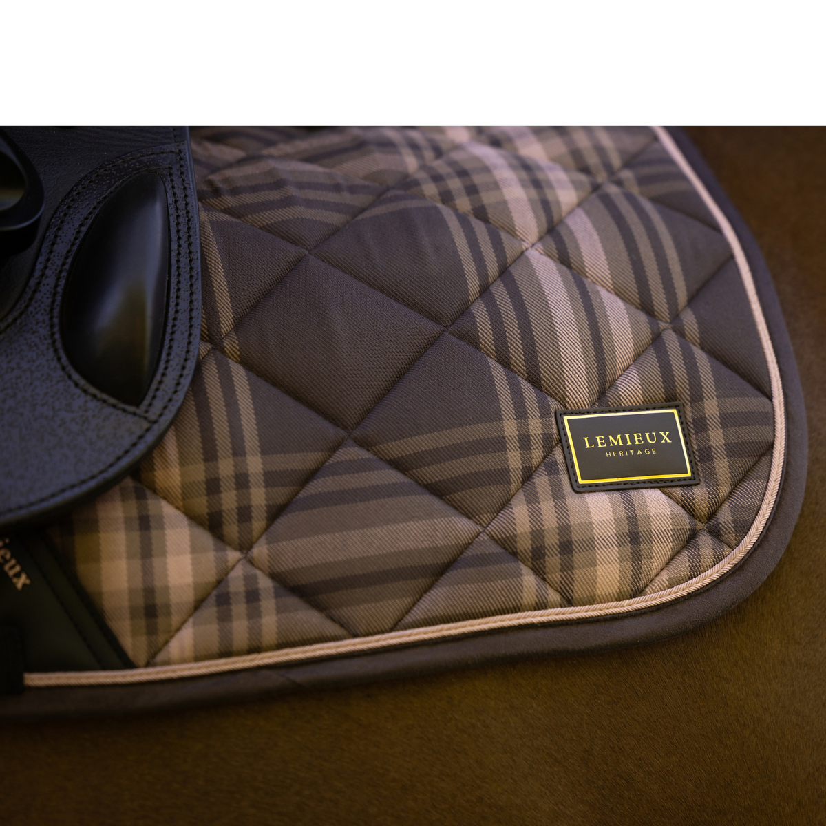 LeMieux Heritage Check Jump Square